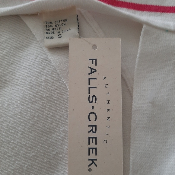 NWT FALLS CREEK Colorful Striped Knit Tank Top, size S - Picture 4 of 4